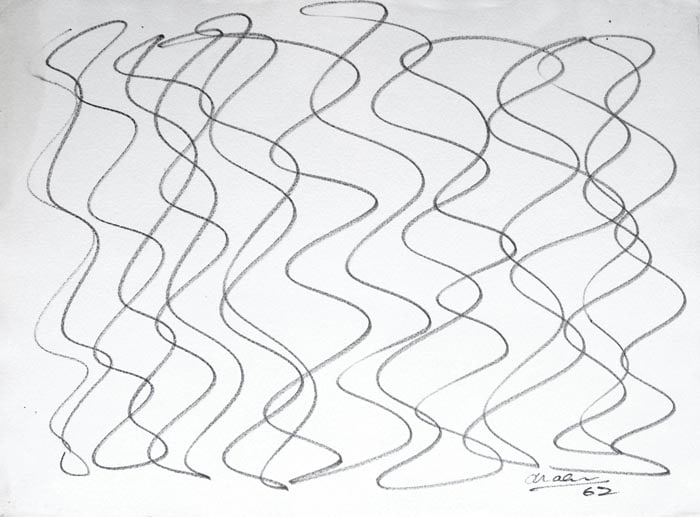Rasheed Araeen Series B (1-3) Felt tip on paper 11 x 16 in. NFS