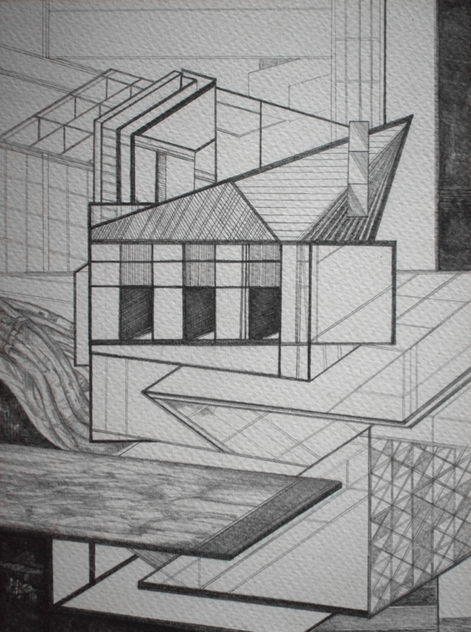 Swagata Bhattacharyya Work No. 5I (Untitled), 2022 Graphite on paper 8.27h x 5.83w in