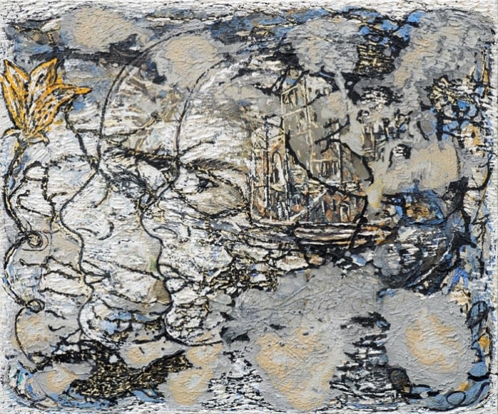 Jayashree Chakravarty UNTITLED 3 2009 Acrylic and oil on canvas 30 x 36 in.
