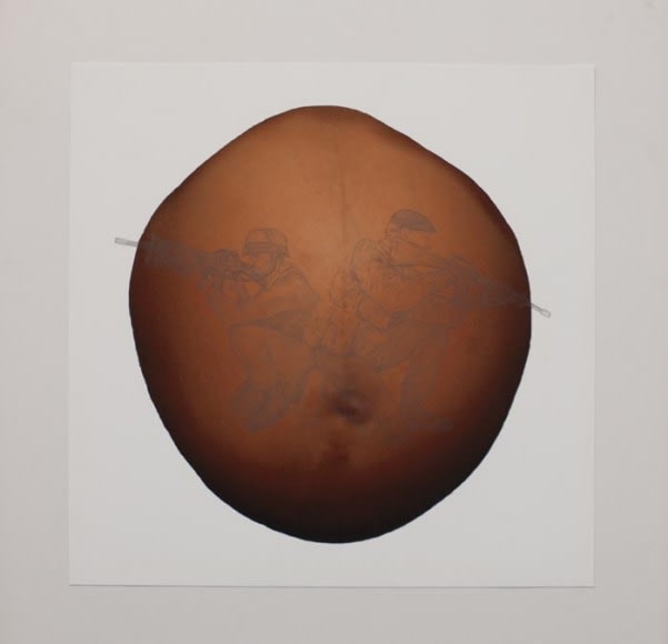 Farida Batool SONGS OF LOVE 7 2009 Multi-media on archival paper 18 x 18 in.