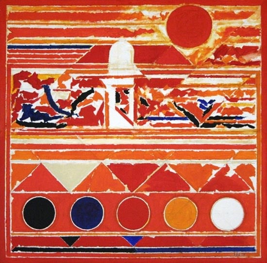 S.H. Raza BINDU - RAJASTHAN 2005 Oil on canvas 32 x 32 in. SOLD