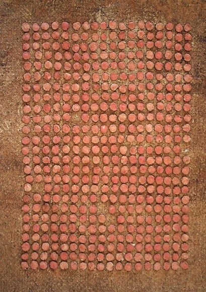 Yogesh Kasera SHADOW IN CONVERSATION 1 2007 Paper pulp 31 x 22 in.