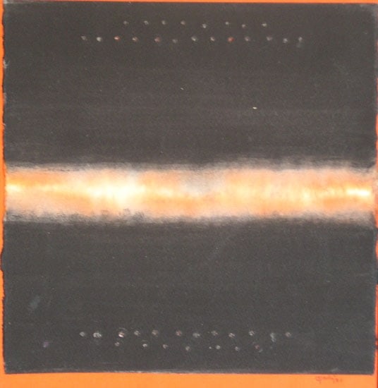 Sohan Qadri UNTITLED 16 Ink and dyes on paper 8 x 8 in.
