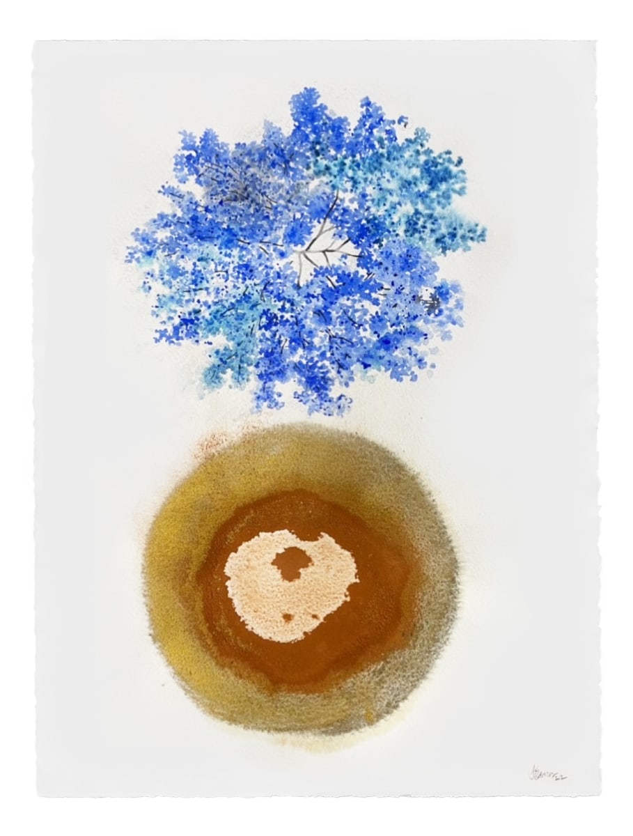 G. R. Iranna Under the Planet (27), 2022 Mixed media on paper 30h x 22w in