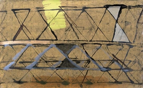 S. Harsha Vardhana UNTITLED 46 2007 Acrylic on paper 30 x 48 in. UNAVAILABLE