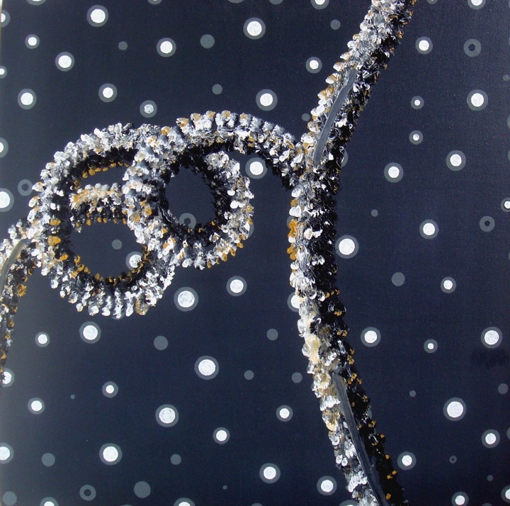 Rajan Krishnan Untitled (Curling Branch) 2011 Acrylic on canvas 24 x 24 in.