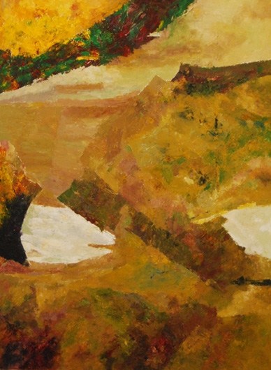 Ram Kumar UNTITLED ABSTRACT 15 2009 Oil on canvas 40 x 30 in.