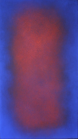 Natvar Bhavsar UMREE 2008 Oil on canvas 40 x 22.75 in.