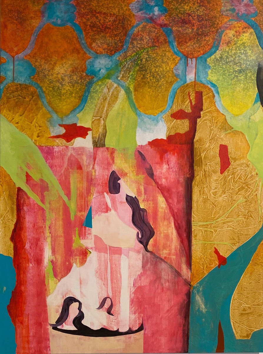 Nitin Mukul Fair and Lovely, 2020 Acrylic on canvas 48h x 36w in