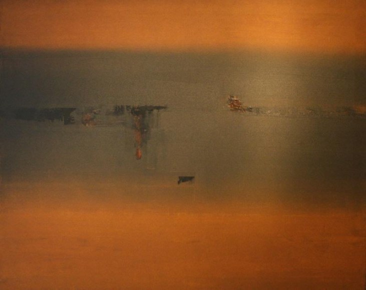 V.S. Gaitonde Untitled Oil on canvas 1965 40 x 50 in.