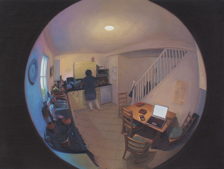 Abir Karmakar ANGLE VI 2015 Oil on canvas 18 x 24 in