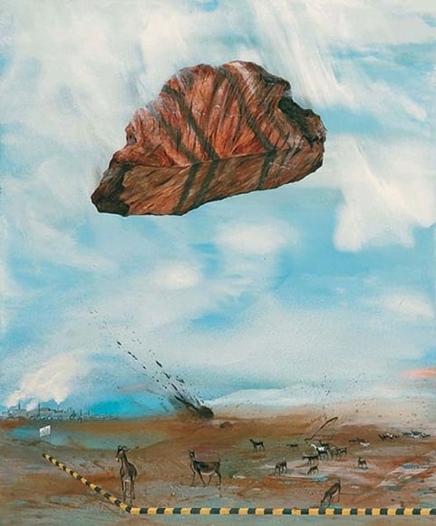Jagannath Panda UNTITLED 2004 Oil on canvas 72 x 60 in.
