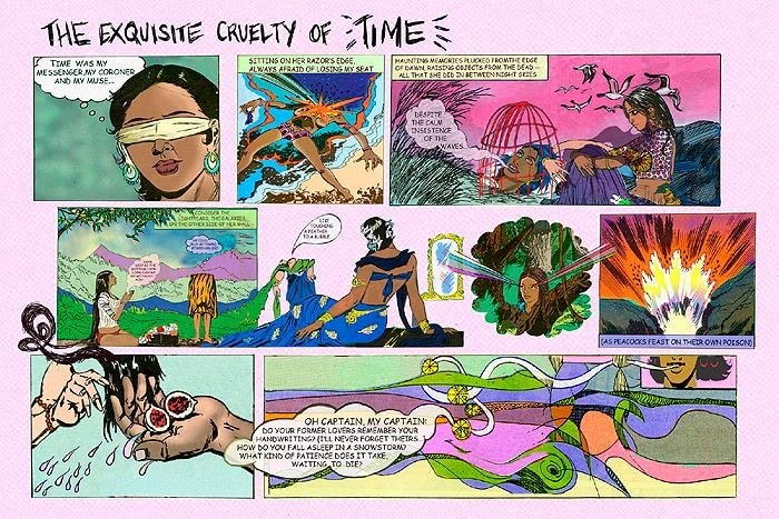 Chitra Ganesh EXQUISITE CRUELTY OF TIME 2010 Digital print 20 x 30 in.
