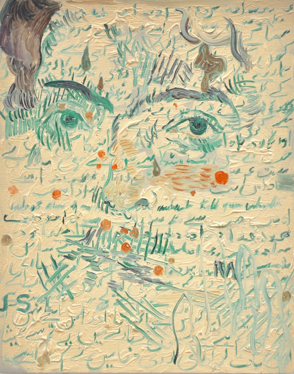 Salman Toor Humiliated Ancestor 2 2016 Oil on panel 10 x 8 in.