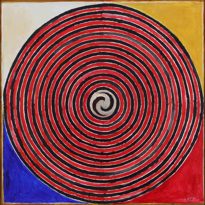 S. H. Raza KUNDALINI 2011 Acrylic on canvas 47 x 47 in.