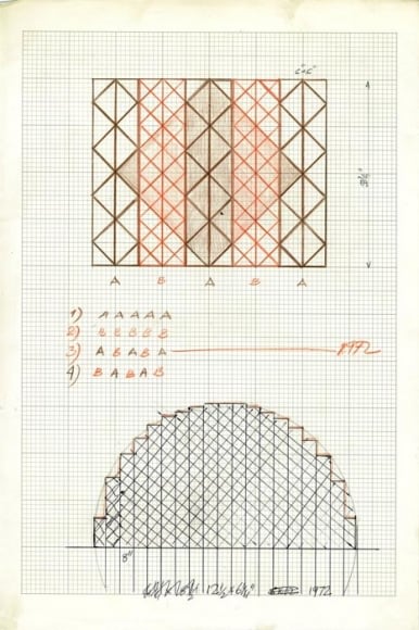 Rasheed Araeen Original Drawings for Sculpture (17-20) 1965- 68 Various NFS