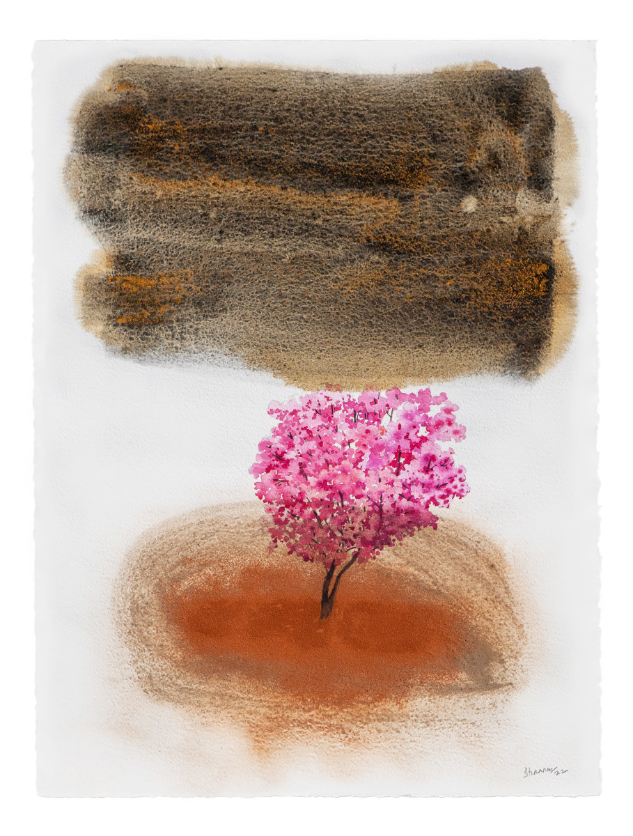 G. R. Iranna Under the Planet (11), 2022 Mixed media on paper 30h x 22w in
