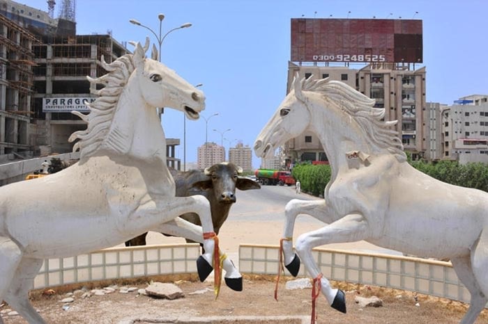 Huma Mulji WHITE CEMENT AND MARBLE DUST 2008 C-print on photographic paper 29 x 45 in.