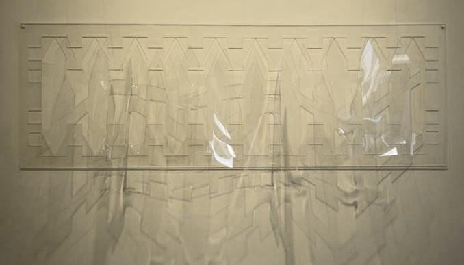 Amna Ilyas UNTITLED 6 2011 Acrylic 24 x 72 in.