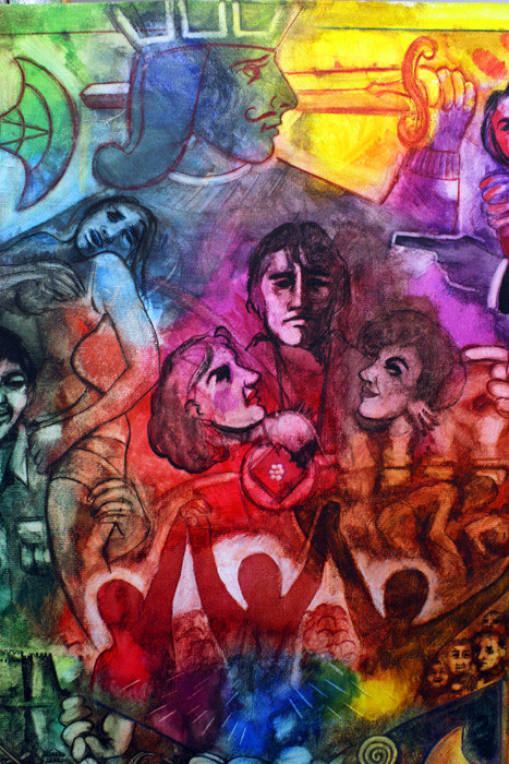 Shrilekha Sikander JACK OF HEARTS Watercolor on paper 27.5 x 21 in.