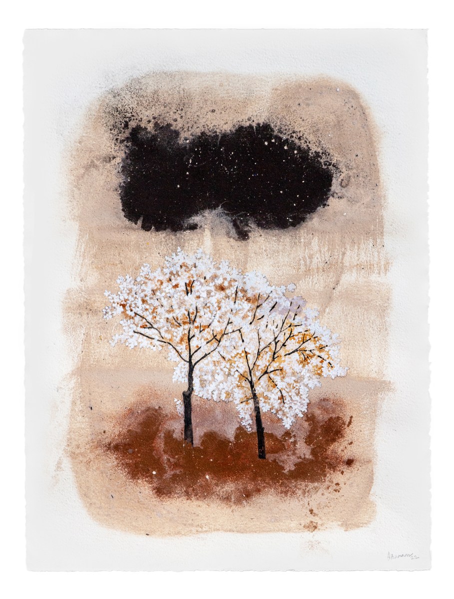 G. R. Iranna Under the Planet (10), 2022 Mixed media on paper 30h x 22w in