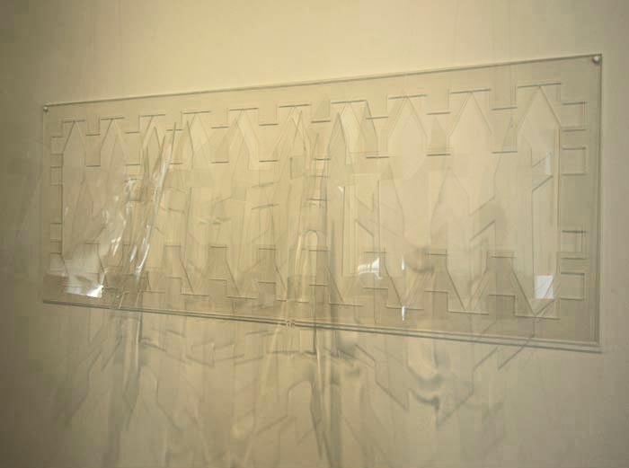 Amna Ilyas UNTITLED 6 2011 Acrylic 24 x 72 in.