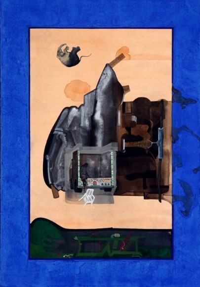Anandajit Ray MIRAGE 2008 Watercolor and gouache on paper 20 x 14 in.
