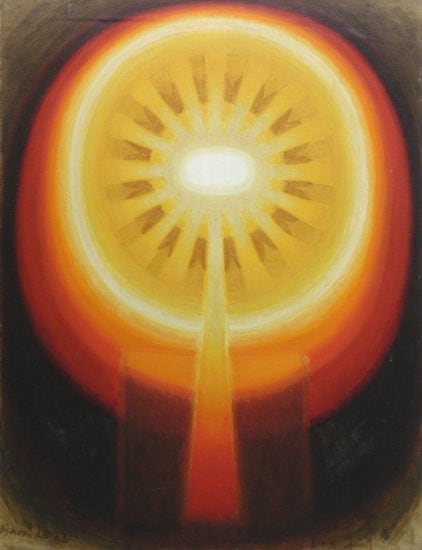 Biren De UNTITLED (SEPT 73) 1973 Oil on canvas 50 x 40 in.