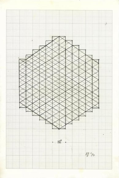 Rasheed Araeen Original Drawings for Sculpture (9-12) 1965- 68 Various NFS