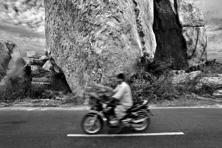 Raghu Rai ROCKS SERIES 7 2010 Digital scan of photographic negative on archival paper 20 x 30 in.