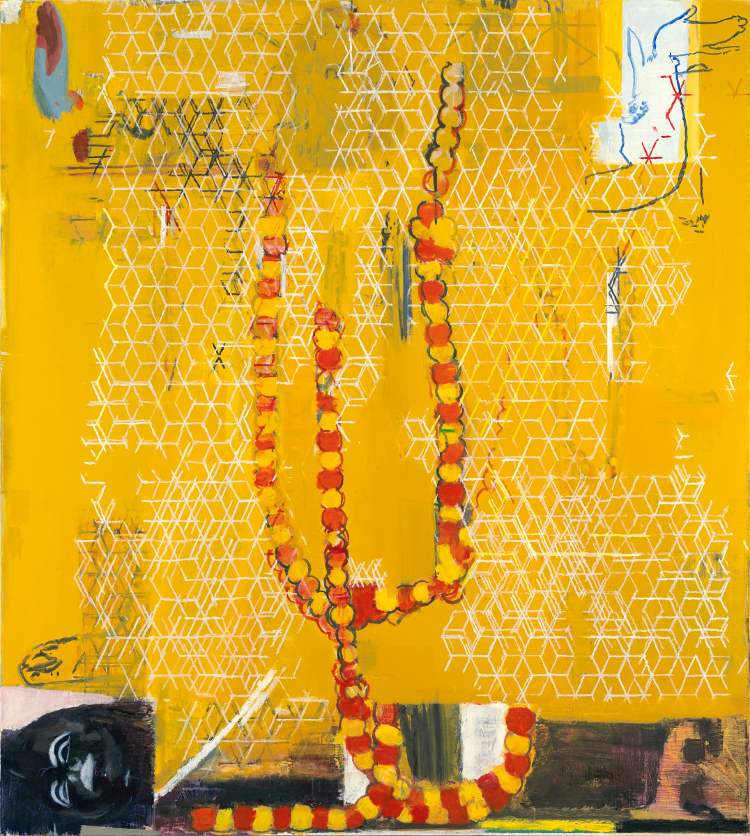 Becoming 2, 2021 Oil on linen 78h x 63w in