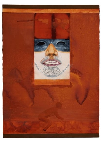 Anandajit Ray PRICKER 2009 Watercolor and gouache on paper 41 x 30 in.