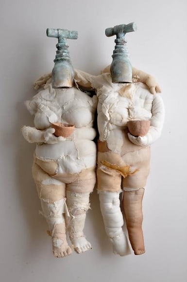 Ruby Chishti BLEMISHES OF TIME II 2009 Resin, fabric filled with cotton 48 x 28 x 13 in.