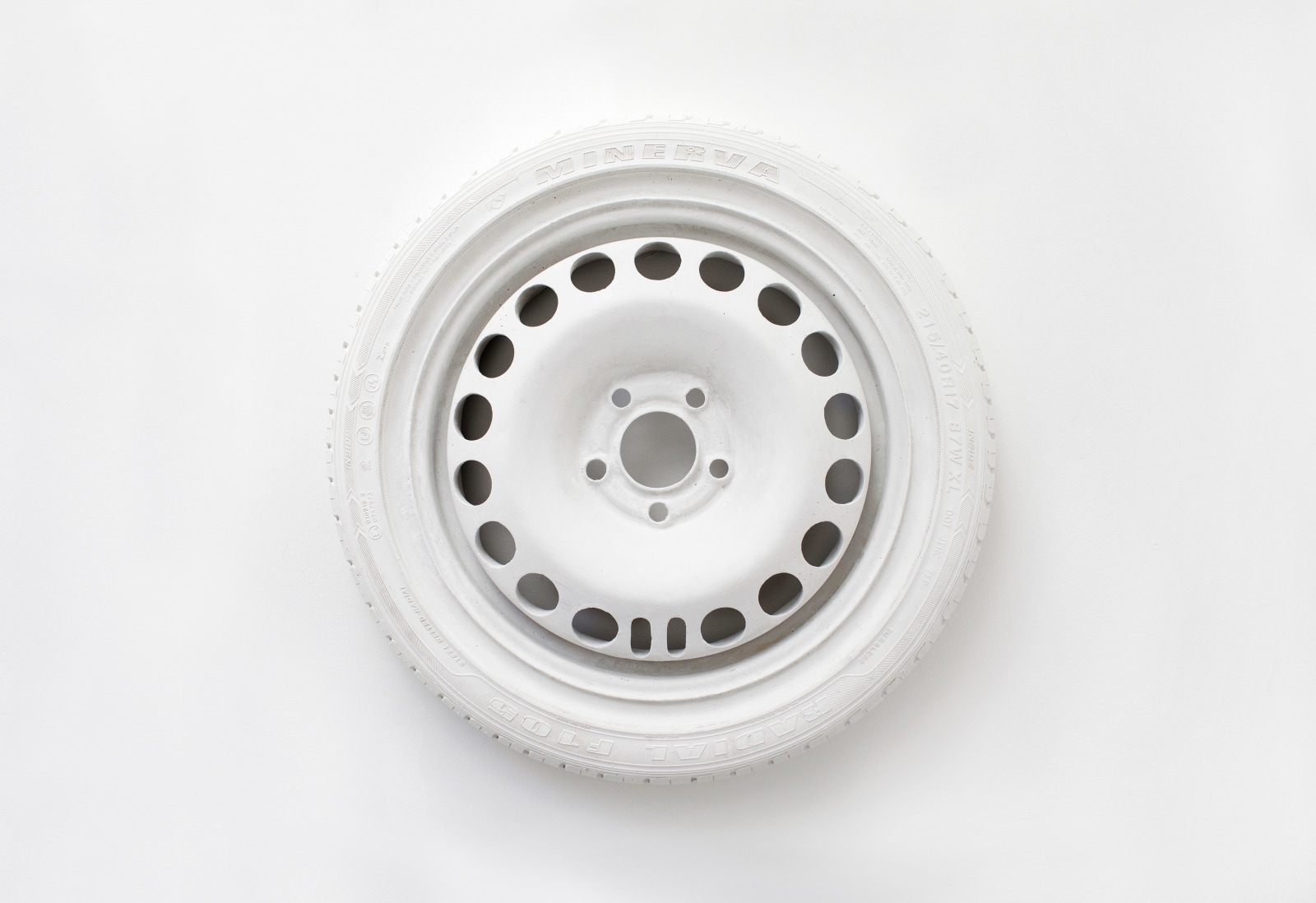 Katja Larsson Minerva Radial F105 2020 Jesmonite, marble dust 23h x 23w x 4d in 1/3