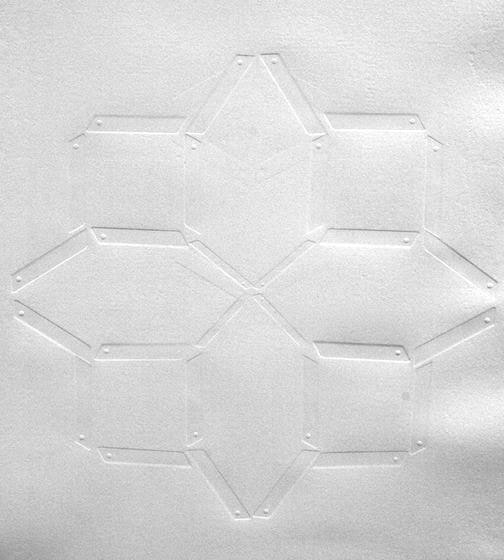 Abdullah M. I. Syed DEVOID II (Ed. of 3) 2009 Embossing on paper 47 x 30 in.