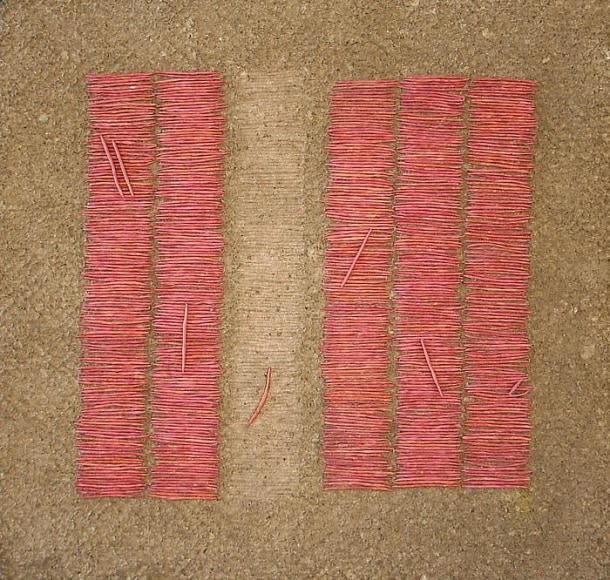 Yogesh Kasera SHADOW IN CONVERSATION 3 2007 Paper pulp 23 x 24 in.