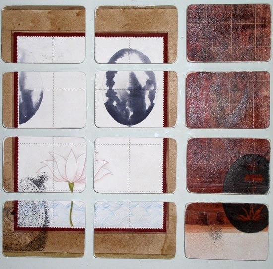 Hasnat Mehmood ORIGINAL IMAGE MAY VARY 9 2007 Mixed media on wasli 20.5 x 20 in. SOLD