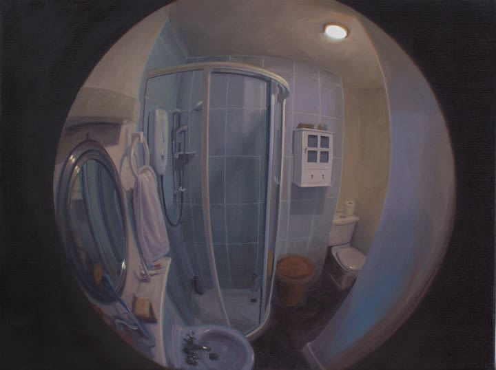 Abir Karmakar VIEW II 2015 Oil on canvas 18 x 24 in