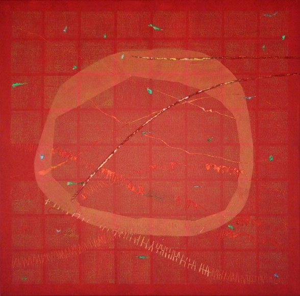 Surendra Pal Joshi UNTITLED 2 2007 Acrylic on canvas 48 x 48 in.