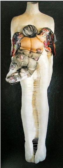 Ruby Chishti ...And Then I Buried My Pride Along with You 2008 Fabric, polyester, thread. wire mesh, plaster and fiberglass 70 x 23 x 40 in.