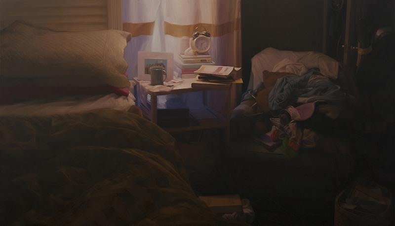 Abir Karmakar SCENT VIII 2011 Oil on canvas 48 x 84 in.