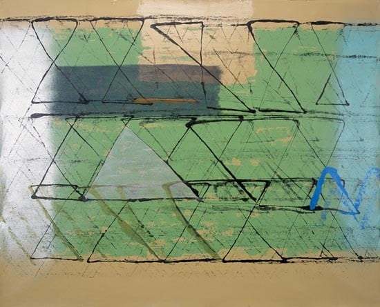 S. Harsha Vardhana UNTITLED 31 2007 Acrylic on canvas 48 x 60 in. UNAVAILABLE