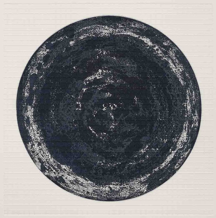Abdullah M. I. Syed SQUARING THE CIRCLE (Ed. of 20) 2013 Sugar-Lift, aquatint and embossed on Velin