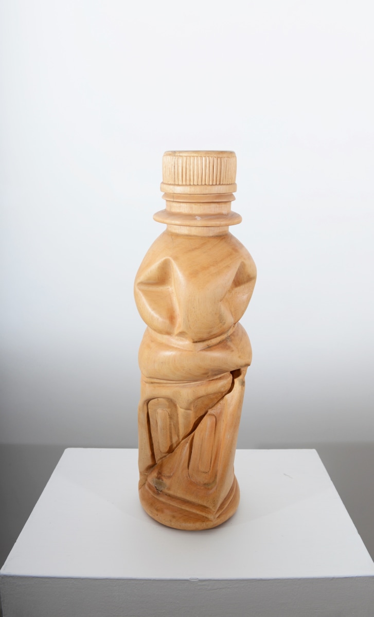 Debanjan Roy UNTITLED (WATER BOTTLE) 2013 Wood 20.5 x 6.5 x 6 in.