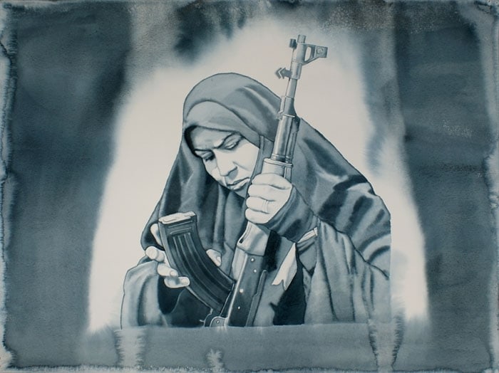 TV Santhosh UNTITLED 5 22.5 x 30 in Watercolour on paper 2010 NFS