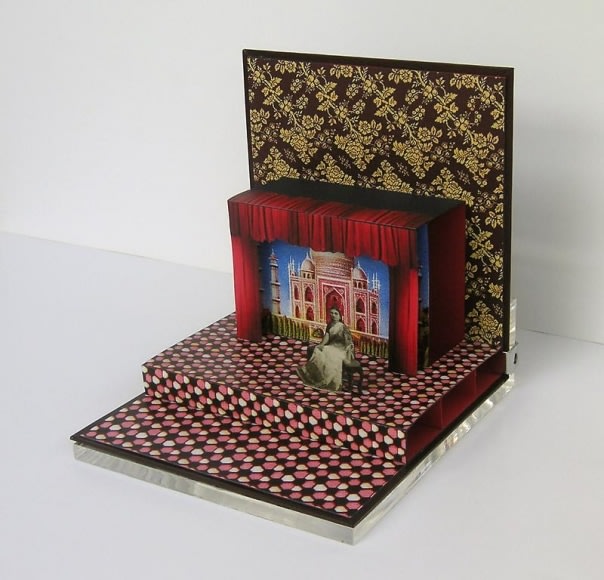 Asma Mundrawala GAME OVER 2007 Digital print on card 7 x 7 x 7 in.