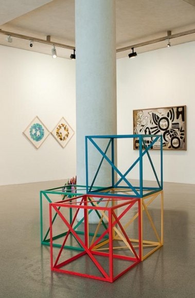 Rasheed Araeen CHAR YAR (FOUR FRIENDS) 1968 Wood and paint 24 x 24 x 24 in. NFS