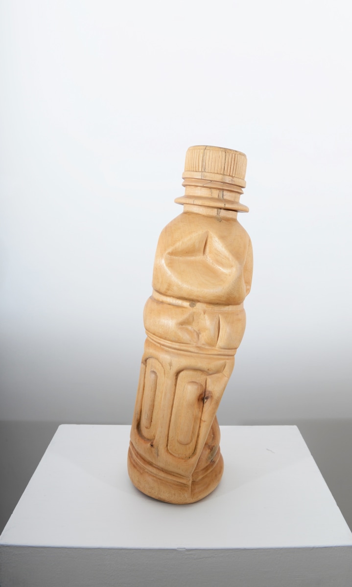 Debanjan Roy UNTITLED (WATER BOTTLE) 2013 Wood 20.5 x 6.5 x 6 in.