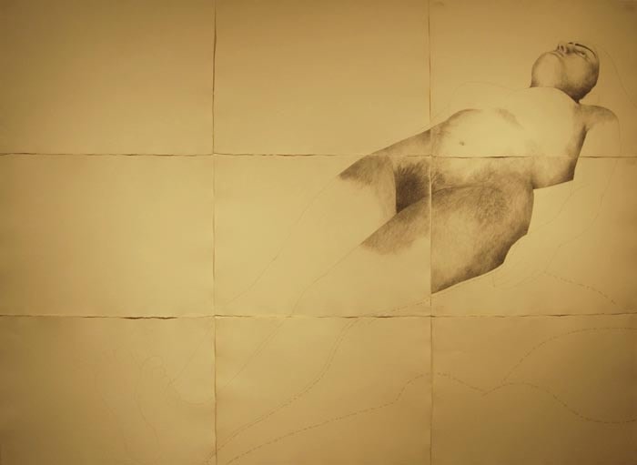 Sutapa Biswas SATAN'S SIEVE Graphite on paper 1990 9min 27sec