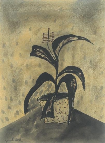 Yusuf Arakkal STILL LIFE II Watercolor on paper 26 x 19 in. NFS